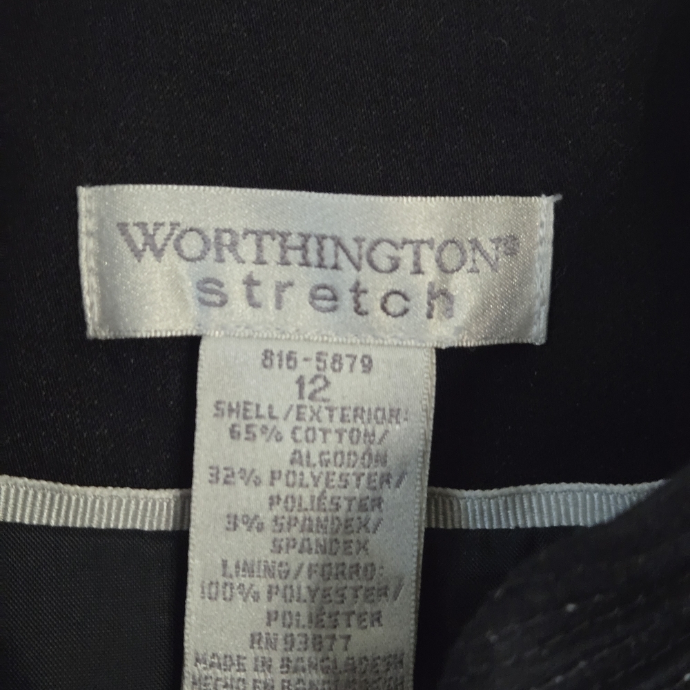 Worthington Black Women's Blazer - Picture 5 of 11